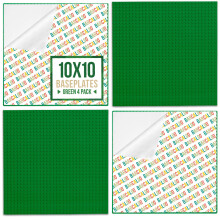 Barcaloo Peel and Stick ntapad alaplemezek szonyeg Alaplapokkal kompatibilis Multipack panelek asztali jtkhoz - 10 hvelyk x 10 hvelykes ntapad