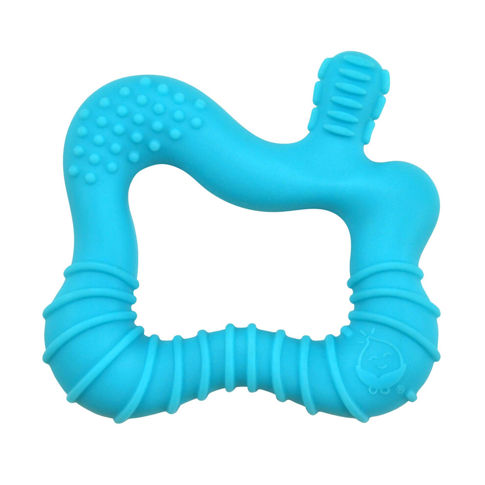 Anneau de dentition molaire Green Sprouts en silicone | Apaise et masse les gencives et les dents de b   b    | Silicone souple et flexible pour soul
