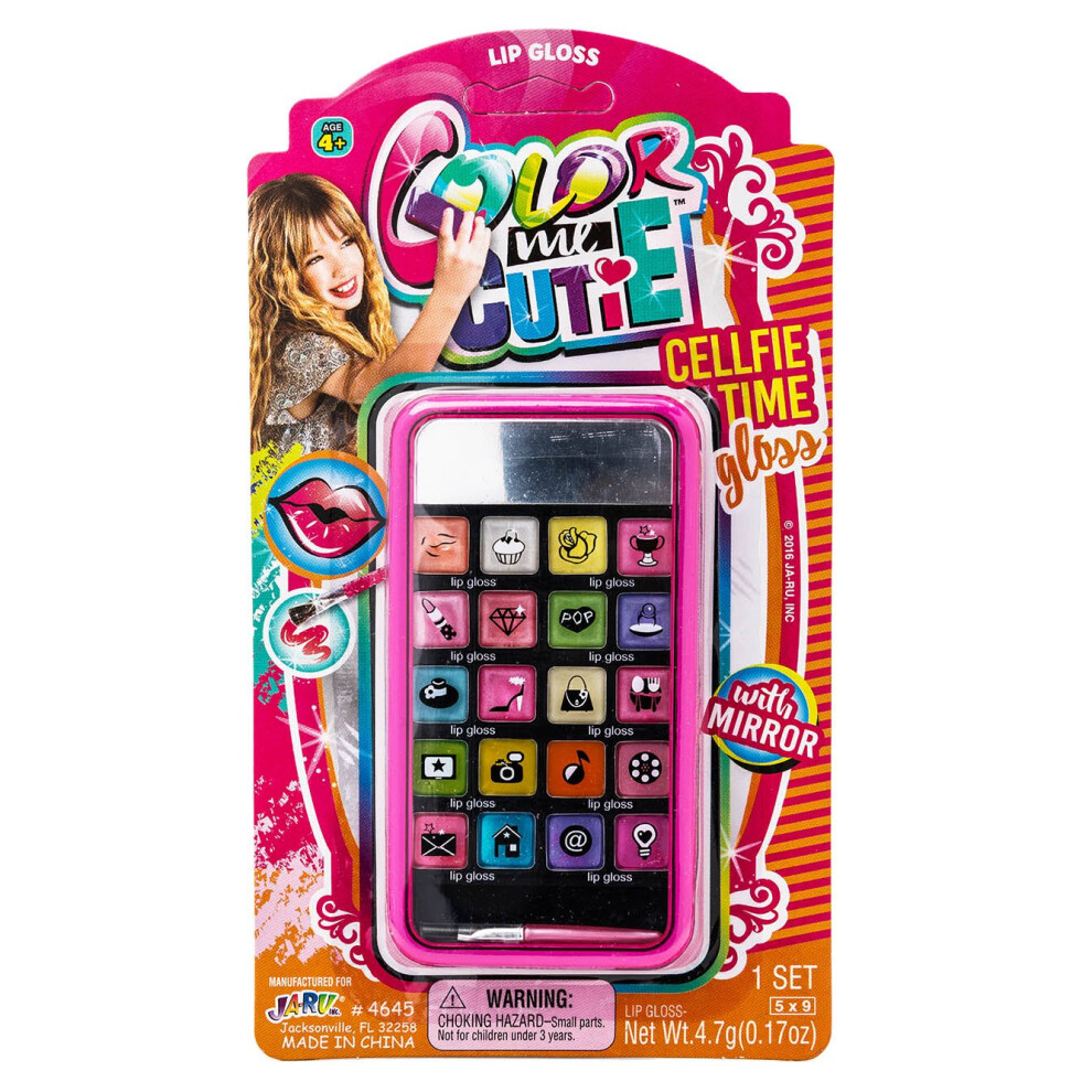 Kit Di Trucco E Bellezza JA-RU Per Bambine (1 Set Trucco) Con Custodia, Specchio, Pennello E Palette Di Ombretti. Cosmetici Veri, Lavabili E Atos-image