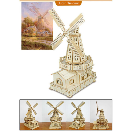Bitopbi 3D Ξύλινα Παζλ Laser Engraving DIY Σαφές Κατασκευαστικό Κιτ για Εφήβους και Ενήλικες 2