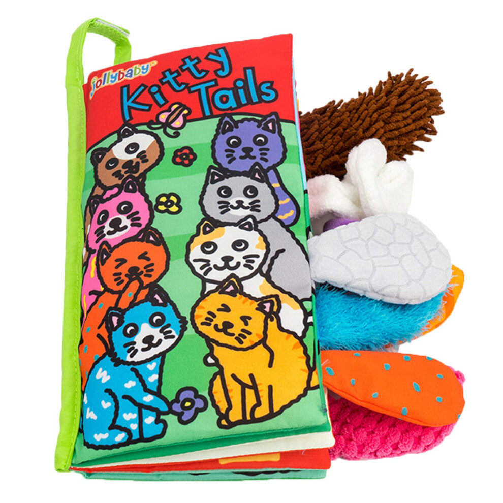 Zocita Baby Soft Animal Tails Aktivit Ts-Stoffbuch Mit K Tzchenschw Nzen Aus Knisterstoff-image