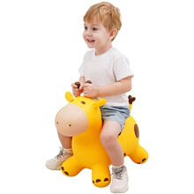 Giocattoli gonfiabili a forma di cavallo saltatore, a forma di giraffa, per bambini, animali che saltano, regali per bambini piccoli, ragazzi e r