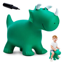 EVERICH TOY Dinosauro per bambini, giocattolo gonfiabile a forma di triceratopo, saltatore, per attivit    all'aperto e al chiuso, regalo di comple