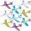 ArtCreativity 24 Pack Glider Fighter Jets 3D Conjunto de quebra 1