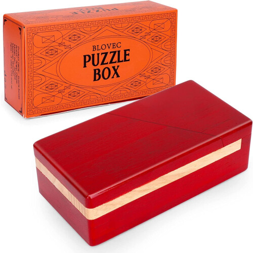 Blovec Impossible Box Puzzle Master Secret Opening Box Magic Box with ...
