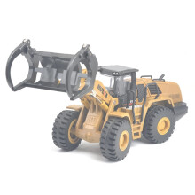 Ailejia 1/50 mretarny Diecast Wood Grab Construction Jrmuvek Fafogs teheraut nehz fa/plet artikullt tvztt ptoipari jrmu modell m