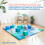 ECR4Kids SoftZone Patchwork byggeklodser til sm?b?rn Skumterninger Moderne 12-dele 5