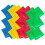Jeu de sacs en nylon pour cornhole - 24 sacs colorés (5" x 5") 1