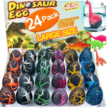 iGeeKid 24 ks Lhnouc se dinosaur vajcka Prty drky pro deti Narozeninov lahudky Plnicky do scku rostou ve vode Vylhnou se dinosaur vejce s r