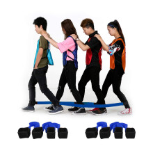 Hiverst Fun-Filled 4-Legged Race Band Kit Cooperative Outdoor Game for Adults Ideal for Birthday Parties Team Bonding