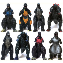 EZFun Set van 8 Godzilla Toys Beweegbare Joint Verjaardag Kinderen 2019 Actiefiguren King of the Monsters Burning Heisei Mecha Ghidorah Pakket Plastic