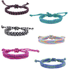 FROG SAC 6 Paracord karktok lnyoknak szott ejtoernyos zsinr fonott zsinr karkto csomag llthat bartsg kszerek tini cserksztbor buli Hsv