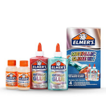 Elmers Metallic Slime Kit | A nylka kellkei Elmers fmes ragasztt tartalmaznak.