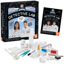 Mindware Science Academy Detective Lab - Science Kits for Kids Age 8-12 - Kids Detective Kit komplet med 7 kriminaltekniske og kriminalitetsunder