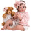 Aori Bonecas Reborn Realistas - Bebé de 22 Polegadas com Mamadeira & Chupeta, Corpo de Tecido Pesado 1