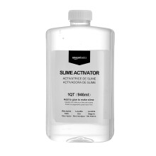 Amazon Basics Slime Aktivator-Lösung 1 QT (946ml), Backpulver, Transparent