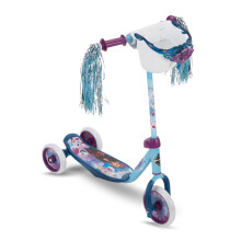 Huffy Disney Frozen 2 Kinderroller, Ideal für 3+ Jahre, 3 Räder, Lenkerkorb, Glitzernde Streamer