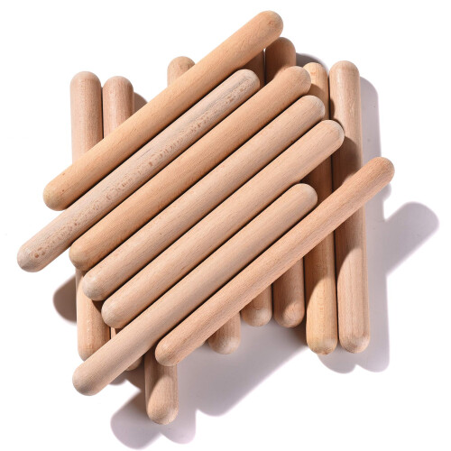 Bastoni Musicali Lummi per Bambini, 16 Pezzi con Borsa, 20 cm