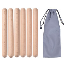 Music Lummi Sticks gyerekeknek 6 csomagban ritmusbotok hordtskval, 8 hvelyk hossz