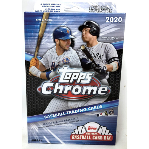 Topps 2020 Chrome Baseball MLB Hanger Pack Box
