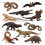 Toymany Σετ Φιγούρες Ερπετών, 12 PCS Ζώα Ερήμου με Κομόντο, Λίγο, Φίδι, Χαμαιλέων 1