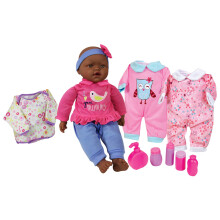 Lissi 15" Poupée Bébé avec Vêtements et Accessoires Supplémentaires (Noire)
