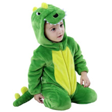 QIAONIUNIU Disfraces de dinosaurio verde para Halloween para beb   s, traje para ni   os peque   os, mameluco de cosplay para beb   s de 6 a 12 meses