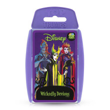 Top Trumps Card Game Disney Wickedly Devious - Family Games for Kids and Adults - Learning Games - Kids Card Games for 2 Players and More - Kid War Ga