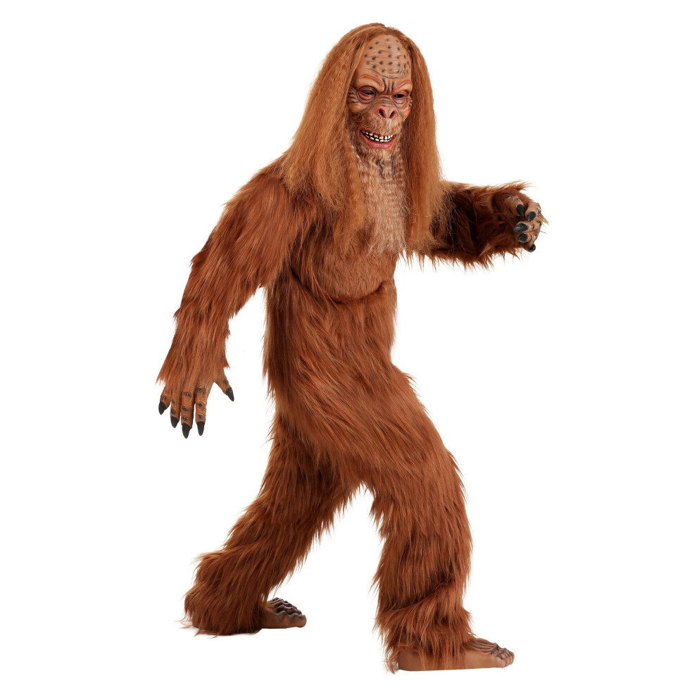 Photos - Fancy Dress Jack Links Kids Sasquatch Costume Big Foot Jumpsuit Halloween Costume X-Large FUN6524CH