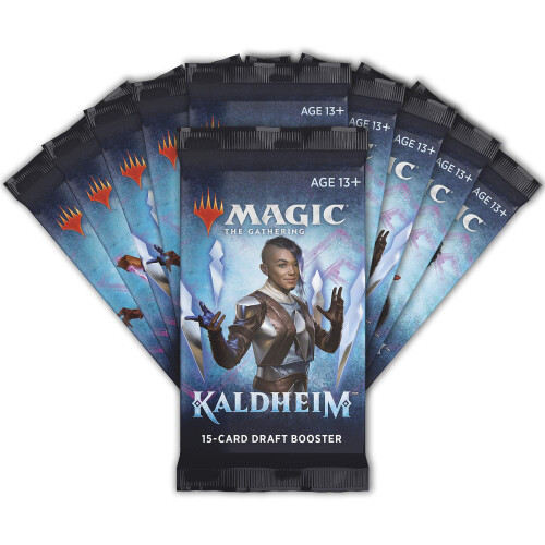 Magic The Gathering Kaldheim Bundle | 10 Draft-Booster (150 Magic-Karten) + Zubeh  r 2