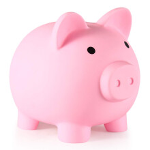 PJDRLLC Piggy Bank Unbreakable Plastic Money Bank Coin Bank for Girls and Boys Medium Size Piggy Banks Practical Gifts for Birthday Easter Chri