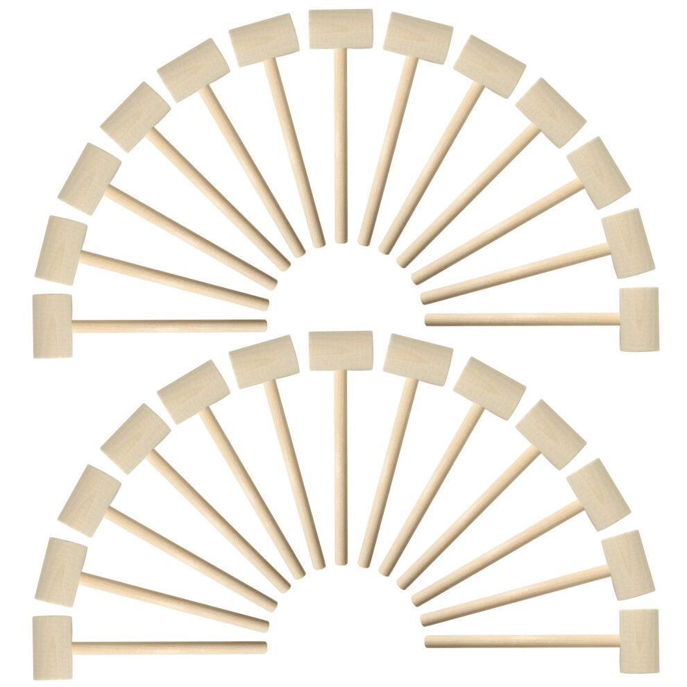 36 Pezzi Martelli In Legno Per Bambini In Legno Naturale-image