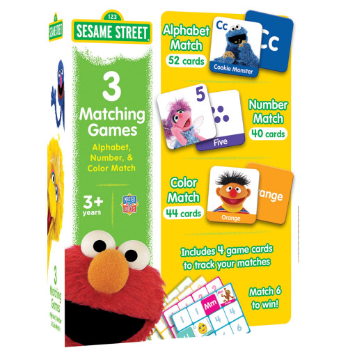 Sesame Street 3 Matching Games EDU