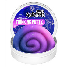 Crazy Aaron's Thinking Putty - Intergalaktikus hromszoros sznvlt gitt - Stressz- s szorongscskkento gitt gyerekeknek - Nem mrgezo, soha nem s