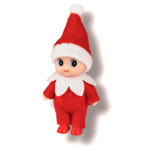 LitoMagic karcsonyi babaman baba piros jumpsuitben