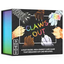 Claws Out Fun Card Game - Hilarious Fast and Fun Card Game for Adults Teens and Kids Wildly Fun Cat Games for Kids and Adults Cat Themed Gift