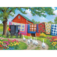 Darabok s darabok - 500 darabos kiraks jtk felnotteknek - Egyszeru s divatos - Libafarm paplan mosgpes kiraks jtk, John Sloane muvsztol, e
