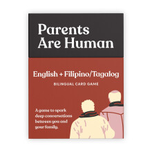 Parents Are Human Bilingual Conversation Cards - English + Filipino