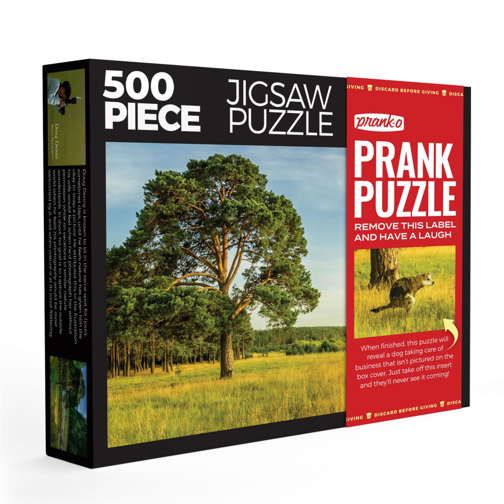 Photos - Jigsaw Puzzle / Mosaic Prank-O 500 Piece Jigsaw Puzzle - When Nature Calls: Alone At Last Novelty Gifting Prank Box for Pranksters Funny Prank-O Ga