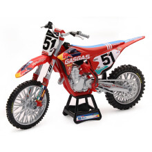 New Ray - Moto Cross Gasgas MC 450 Redbull - Pilota J. Barcia Racing - N51 - Riproduzione fedele - Pressofusa - Scala 1:12 - Per bambini dai 5 an