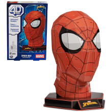 4D Build Marvel Spider-Man 3D puzzle modellkszlet llvnnyal 82 db | Pkember asztali dekorci | ptojtkok | 3D rejtvnyek felnotteknek s 12 v