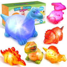 Babafrdojtkok kisgyermekeknek 1-5 6 csomag Vilgt sz dinoszaurusz jtkok 1-5 ves gyerekeknek Fik Lnyok Szletsnapja 1-5 ves babknak rz
