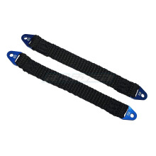 95mm Suspension Damper Travel Limit Straps for Traxxas EREVO 2.0 E-REVO REVO 3.3 Summit Slayer for Axial AX10 SCX10 EXO Wraith Yeti RC Crawler - Blue