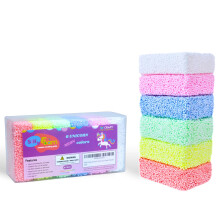 Silly Foam Kreative Modellierschaumperlen, 6 Neon-Pastellfarben (Einhorn), perfekt fr Vorschule und Kinder, Kunsthandwerk, sensorisches Spielen, ung