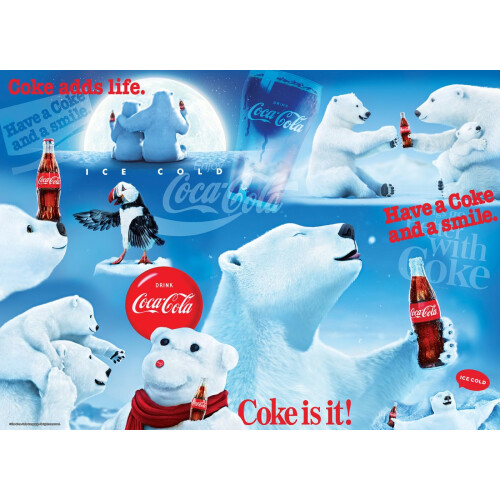Coca-Cola Jegesmedvk 1000db puzzle 1
