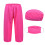 ZZIHAN Costume da Dottore per Bambini Completo Scrubs Rosa Accessori Gioco 3
