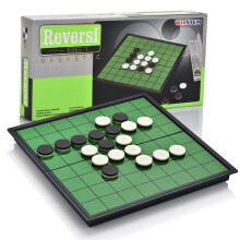 WinSTEM Magnetic Reversi Board Game Set 9.76" with Folding Board Classic Travel Games for Kids and Adults