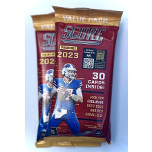 2023 (2) Panini Score Football Card Cello Value Packs (2) insgesamt 60 Karten dieser unglaublichen Rookie-Klasse!!!
