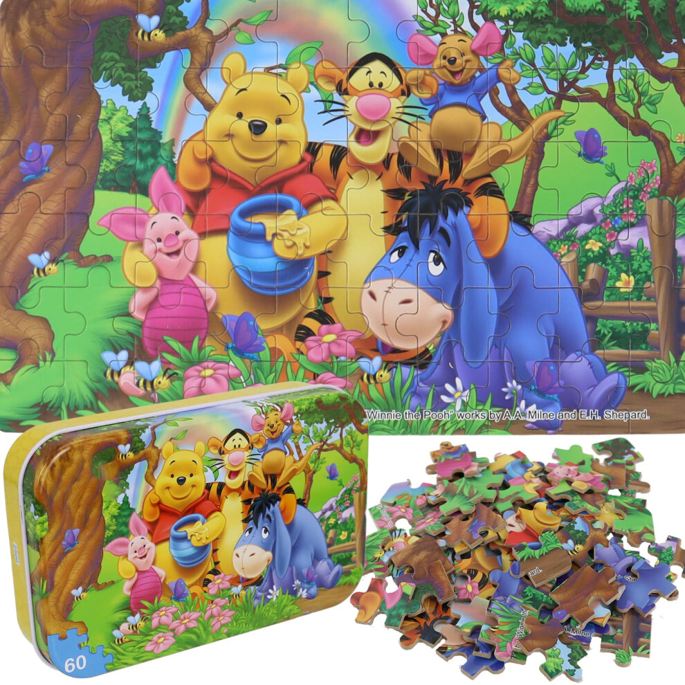 60Dln Puzzle Pro Deti Ve Veku 48 Let Puzzle Medvdek P Rodinn Hra Hracka Se Snenm Tlakem Drek Pro Deti (2500)-image