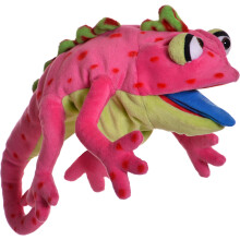 Living Puppets - Cammy The Chameleon 16-Inch Plush Hand Puppet for Boys and Girls